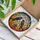 Black Ravens on Tree Branches Autumn Sunset Stained Glass Birdhouse - Jewel Tone Fall Decor Stained Glass Suncatcher - 3