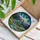 Vintage Green Truck Buck Fawn Birds Majestic Mountain Forest Stained Glass Jewel Tone Art Stained Glass Suncatcher - 3
