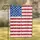Floral American Flag 1776-2026 - USA 250th Anniversary Patriotic Watercolor Art Garden Flag - 1