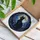 Black Cat Full Moon Stained Glass - Cosmic Galaxy Tiffany Style Cat Lover Gift Stained Glass Suncatcher - 3