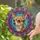 Tiffany Stained Glass Fawn Chihuahua Dog Mosaic Art - Intricate Floral Mandala Pet Decor Stained Glass Suncatcher - 2