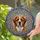 Saint Bernard Dog Portrait Stained Glass - Tiffany Style Jewel Tone Mosaic Art Window Decor Stained Glass Suncatcher - 2