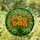 Marigold Flowers Stained Glass - Tiffany Style Buds Leaves Foliage Full Bloom Stained Glass Suncatcher - 1