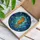 Seahorse Tiffany Stained Glass - Underwater Mosaic Jewel Tone Ocean Currents Stained Glass Suncatcher - 3