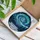 Nocturnal Winter Forest Evergreen Trees Aurora Borealis Snowy River Stained Glass Stained Glass Suncatcher - 3
