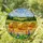 Tiffany Stained Glass Three Hay Bales Wildflowers - Detailed Pastoral Landscape Art Stained Glass Suncatcher - 1