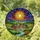 Stylized Sun Tiffany Stained Glass European Village Night Sky Stars Church Spire River Bridge Stained Glass Suncatcher - 1