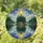 Tiffany Stained Glass Floating Island Landscape - Evergreen Trees, Radiating Sun & Stars Stained Glass Suncatcher - 1