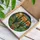 Saguaro Cacti Agave Desert Landscape Glowing Sun Tiffany Glass Jewel Tones High Contrast Stained Glass Suncatcher - 3