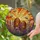 Tiffany Glass Beehive Honeybee Lavender Wildflower Sunset Sky Art - Rustic Home Decor Gift Stained Glass Suncatcher - 2
