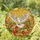 White Dove in Flight Sun Rays Green Vines Red Pink Flowers - Stained Glass Window Art Stained Glass Suncatcher - 1