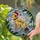 Humorous Pooping Labrador Dog Santa Hat Charlie 2025 Winter Christmas Decoration Stained Glass Suncatcher - 2