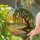 Ancient Weeping Willow Tree Sunset Stained Glass Art - Tranquil Water Nature Landscape Decor Stained Glass Suncatcher - 2