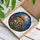 Tiffany Style Mushroom Fungi Glowing Sun Stained Glass Wildflowers Highly Detailed Pattern Stained Glass Suncatcher - 3