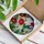 Ruby-throated Iridescent Hummingbird Red Poppy Tiffany Style Stained Glass Mosaic Art Stained Glass Suncatcher - 3