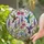 Intricate Vibrant Hummingbirds Floral Tiffany Stained Glass Style Jewel Tones Shimmering Mosaic Stained Glass Suncatcher - 2