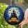 Jack-o'-lantern Haunted Castle Full Moon Bats - Tiffany Stained Glass Halloween Decor Stained Glass Suncatcher - 2
