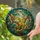 Vibrant Gecko Climbing Branches Tropical Jungle Foliage Tiffany Stained Glass Artwork Stained Glass Suncatcher - 2