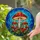 Mushroom Red Cap Intricate Tiffany Stained Glass Mosaic - Berries Foliage Blue Teal Sky Stained Glass Suncatcher - 2