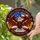 Bald Eagle American Flag 1776-2026 - USA 250th Anniversary Independence Day Gift for Veterans Stained Glass Suncatcher - 2