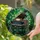 Ornate Black Grand Piano Stained Glass with Glowing Fairy Lights & Deep Green Foliage Stained Glass Suncatcher - 2