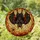 Dark Bat Glowing Eyes Jack-O-Lantern Spider Halloween Decor - Tiffany Style Gift Stained Glass Suncatcher - 1