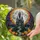 Haunted Castle Jack-o'-lanterns Full Moon Tiffany Glass - Halloween Spooky Decor Gift Stained Glass Suncatcher - 2