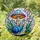 Detailed Mushroom Snail Stained Glass Tiffany Art - Iridescent Bell Flowers Mosaic Jewel Tones Stained Glass Suncatcher - 1