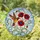 Hummingbird & Poppy Stained Glass Suncatcher - Detailed Tiffany Mosaic Art Jewel Tones - 1
