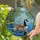 Canada Goose Gosling Stained Glass Pond Mosaic Artwork - Detailed Tiffany Scenery Gift Stained Glass Suncatcher - 2