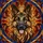 German Shepherd Stained Glass Mosaic – Tiffany Style Swirling Jewel Tone Dog Decor Stained Glass Suncatcher - 5
