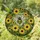 Detailed Honeybee Sunflower Foliage Tiffany Glass - Nature Lover Home Window Decor Gift Stained Glass Suncatcher - 1