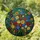 Stained Glass Floral Bouquet Jewel Tone Tiffany Style - Intricate Flower Garden Mosaic Art Stained Glass Suncatcher - 1
