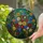 Stained Glass Floral Bouquet Jewel Tone Tiffany Style - Intricate Flower Garden Mosaic Art Stained Glass Suncatcher - 2