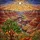 Majestic Grand Canyon River Landscape - Desert Nature Sun Rays Stained Glass Style Art Stained Glass Suncatcher - 5