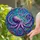 Purple Octopus Stained Glass Underwater Mosaic Art – Intricate Jewel Tones & Spiraling Tentacles Stained Glass Suncatcher - 2