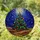 Christmas Tree Star Ornament Stained Glass Mosaic - Holiday Winter Season Decor Gift Stained Glass Suncatcher - 1
