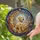 Golden Labrador Puppy Stained Glass Crescent Moon Luna - Celestial Mosaic Tiffany Style Gift Stained Glass Suncatcher - 2