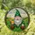 Stained Glass Gnome Beer Shamrock Design - Celtic Knot Tiffany Style Glass Art Gift Stained Glass Suncatcher - 1