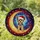 Yorkshire Terrier Santa Hat Moon Celestial Stained Glass - Christmas Holiday Gift for Dog Lovers Stained Glass Suncatcher - 1