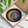 Yorkshire Terrier Santa Hat Moon Celestial Stained Glass - Christmas Holiday Gift for Dog Lovers Stained Glass Suncatcher - 3