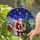 Santa Claus Christmas Tree Reindeer Presents Mailbox Stained Glass - Holiday Christmas Gift Stained Glass Suncatcher - 2
