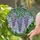 Detailed Tiffany Glass Wisteria Flowers - Violet Lavender Emerald Green Art Mosaic Stained Glass Suncatcher - 2