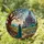 Solitary Woman Castle View Stained Glass Fantasy Tiffany Art - Ancient Tree Radiant Sun Stained Glass Suncatcher - 1