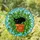 Black Cat Terracotta Pot Stained Glass Art - Tiffany Style Green Foliage Cat Lover Gift Stained Glass Suncatcher - 1