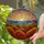 Radiant Sun Stained Glass, Autumn Trees, Mountain Mosaic, Colorful Window Decor Stained Glass Suncatcher - 2