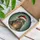 Glowing Baby Hippopotamus Santa Hat Stained Glass - Christmas Holiday Present Animal Art Stained Glass Suncatcher - 3