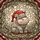 Chubby Baby Hippo Sleeping Cap Daisy Stained Glass Tiffany Style Jewel Tone Mosaic Art Stained Glass Suncatcher - 5