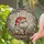 Chubby Baby Hippo Sleeping Cap Daisy Stained Glass Tiffany Style Jewel Tone Mosaic Art Stained Glass Suncatcher - 2