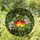 Highly Detailed Peaches Apricots Stained Glass Blossoms - Lush Emerald Green Foliage Tiffany Jewel Tones Stained Glass Suncatcher - 1
